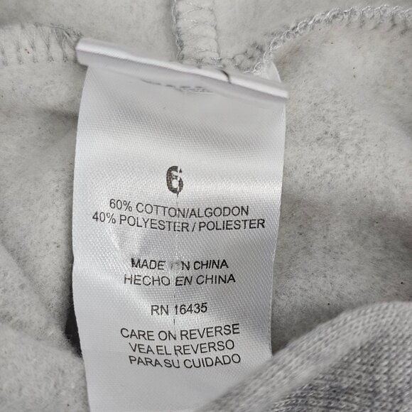 The Grinch Stealing Christmas Grey Graphic Print Hoodie Kids Size 6 NWT - Picture 7 of 9